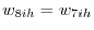 w_{8ih} =w_{7ih} 