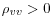 \rho_{vv}>0