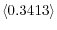 \langle 0.3413\rangle 