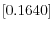 \left[ 0.1640\right] 