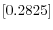 \left[ 0.2825\right] 