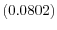  \left( 0.0802\right) 