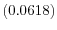  \left( 0.0618\right) 
