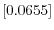  \left[ 0.0655\right] 