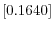  \left[ 0.1640\right] 