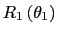 LaTex Encoded Math: \displaystyle R_{1}\left( \theta _{1}\right)