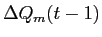  \Delta Q_{m}(t-1)