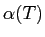  \alpha(T)