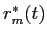  r^{*}_{m}(t)