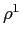  \rho^{1}
