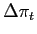 $ \Delta\pi_{t}$