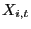 X_{i,t}