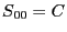 S_{00} =C