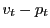 v_{t}-p_{t}
