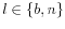  l\in \{b,n\}