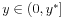  y\in(0,y^{\ast}]