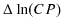  \Delta\ln(CP)