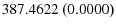  387.4622{~}(0.0000)