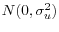 N(0,\sigma _u^2 )