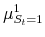  \mu^{1}_{S_{t}=1}