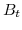  B_{t}
