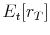  E_t[r_{T}]