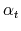  \alpha_t