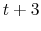  t+3