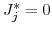  J_{j}^{\ast}=0