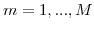  m=1,...,M
