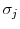  \sigma _{j}