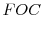 \displaystyle FOC