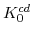  K^{cd}_{0}