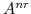  A^{nr}