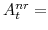  A^{nr}_{t}=