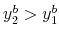  y_{2}^{b}>y_{1}^{b}