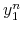  y_{1}^{n}