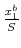  \frac{x_{1}^{b}}{S}