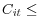 C_{it} \le 