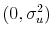  (0,\sigma_{u}^{2})