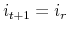  i_{t+1}=i_r