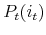  P_t({i_t})