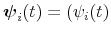  \boldsymbol{\psi}_{i}(t)=(\psi_{i}(t)