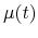  \mu(t)