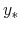  y_*