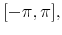  [-\pi,\pi],