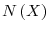  N\left( X\right) 
