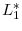  L_{1}^{\ast}