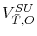  V_{\bar{T},O}^{SU}