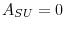  A_{SU}=0